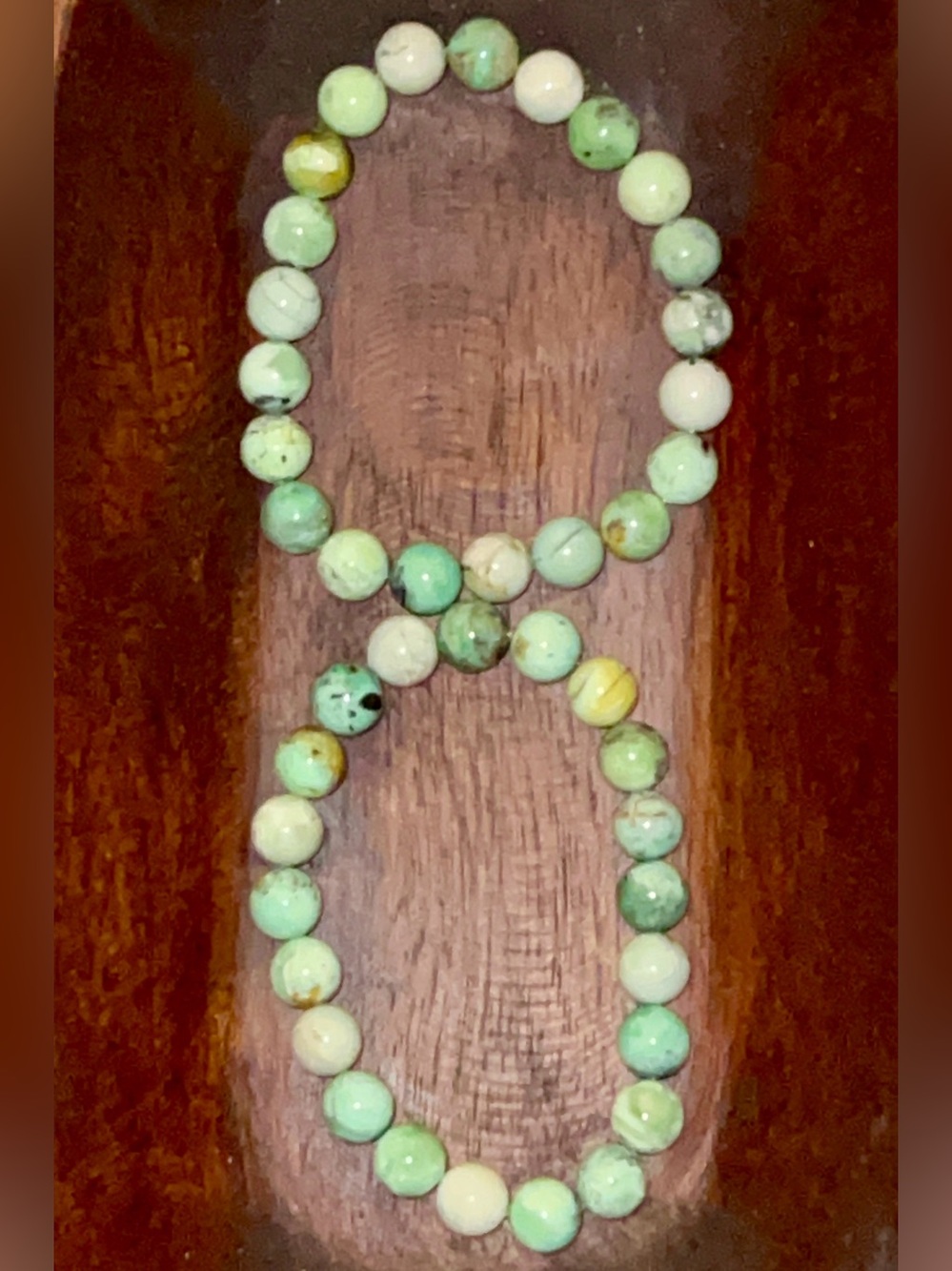 Variscite authentic gemstone beaded bracelets